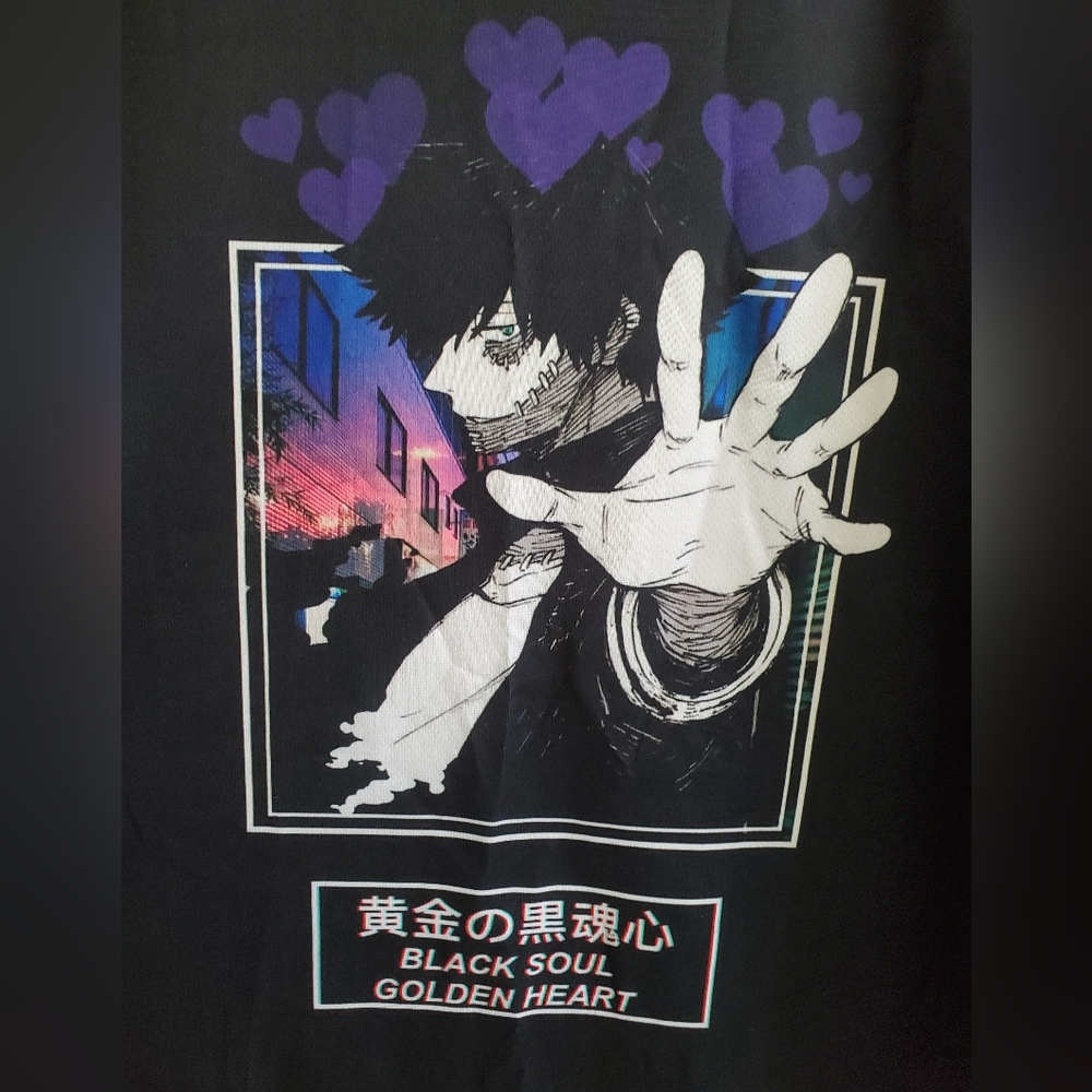 NWOT My Hero Academia Dabi XL T-shirt